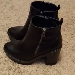 Tall Edgy Black Boots